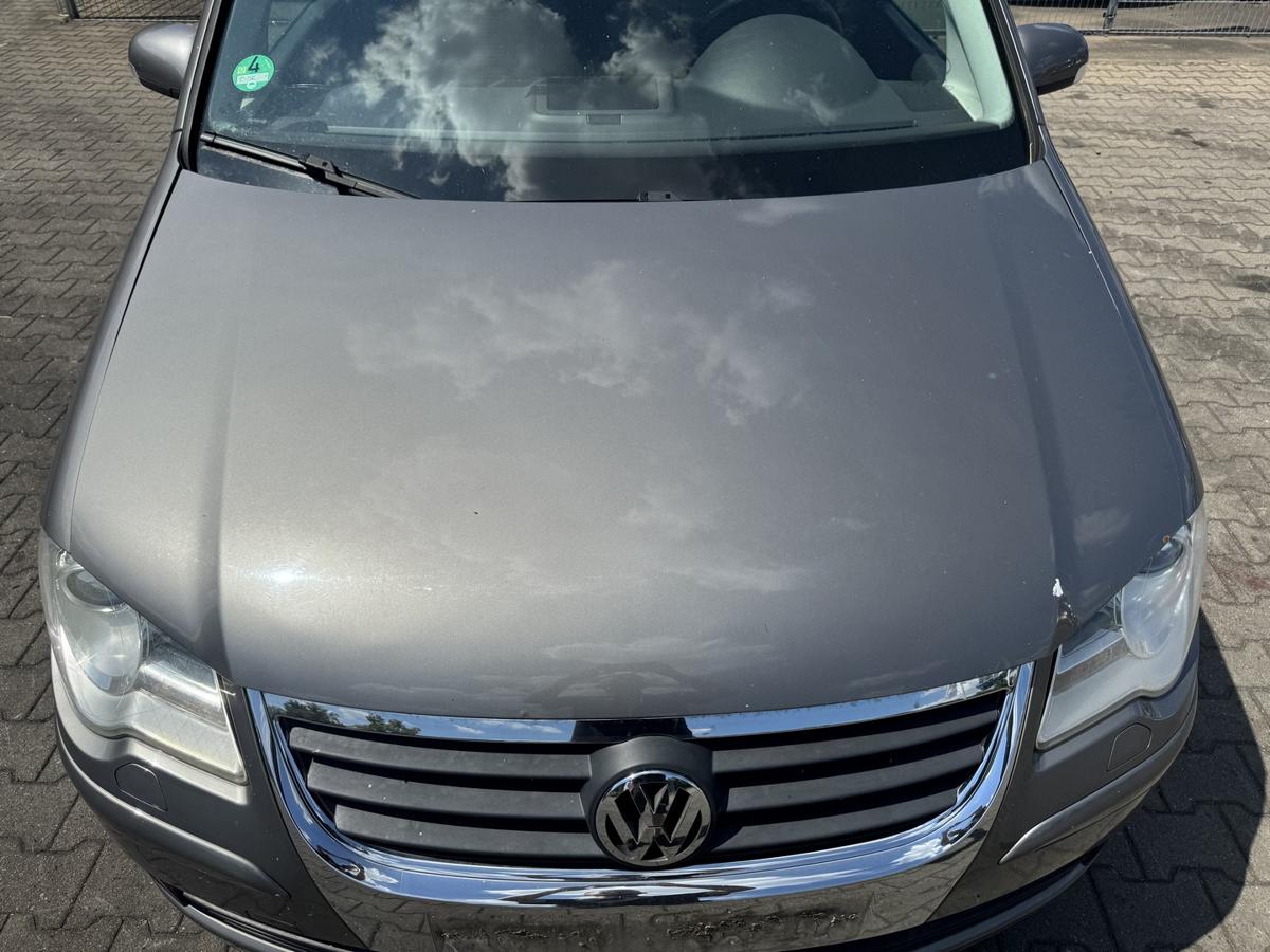 VW Touran 1T original Motorhaube LD7S Graumetallic Facelift Bj.2008
